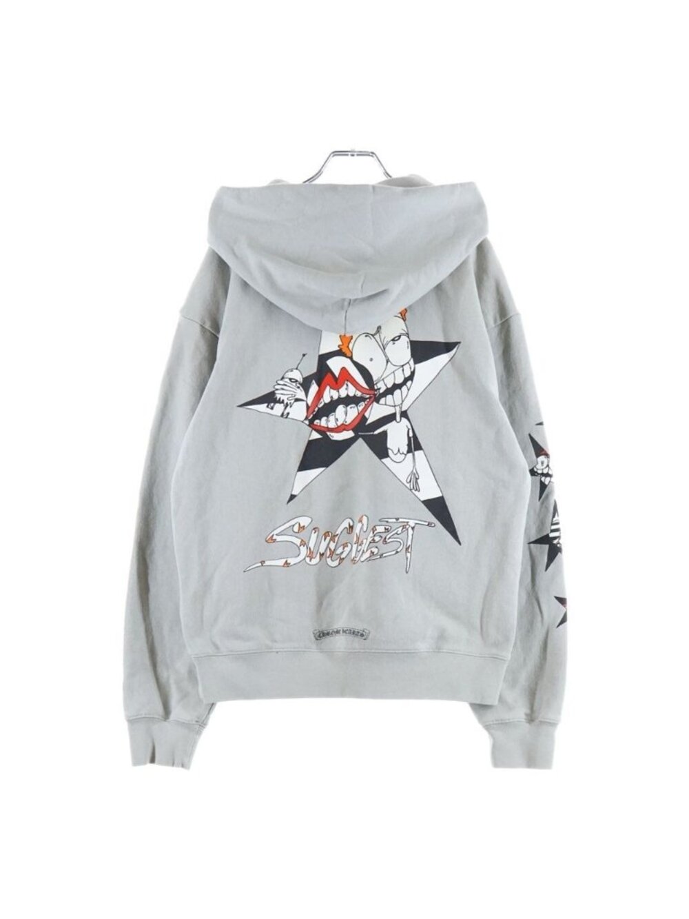 Chrome Hearts Ppo Suggest Space Gry HD Plvr Matty Boy Back Print Pullover